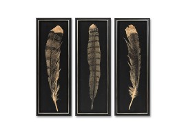Big Feathers | Set x 2 Cuadros 30x90cm.