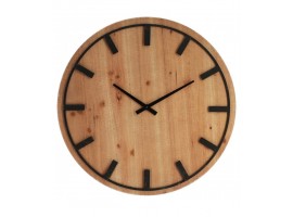 Reloj en hierro y madera Industrial 